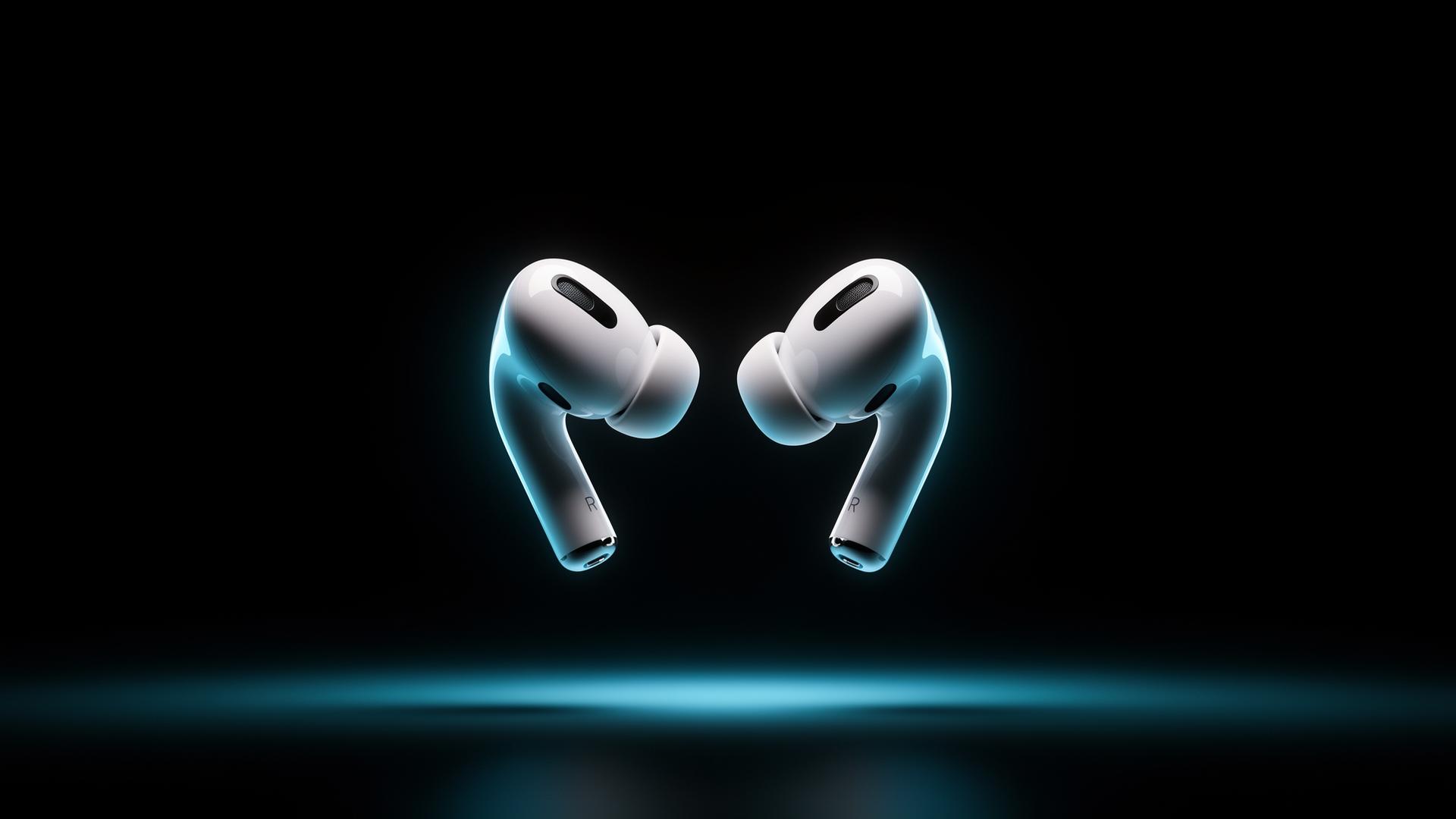 AirPods Pro floating